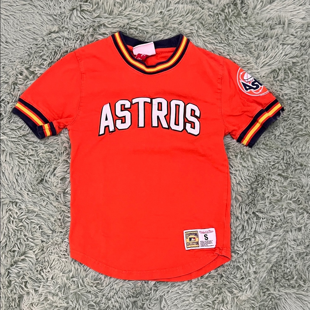 Mitchell & Ness Astros Kids orange Jersey